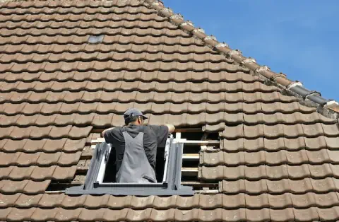 Pose de velux - La Freissinouse